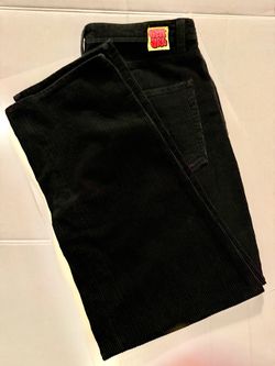 Empyre Corduroy Black Loose Fit Skate Pants / Size 32