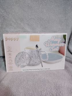 Xo Poppy Mug Warmer Set