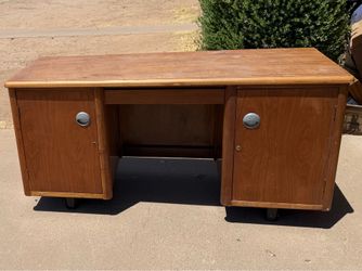 MCM Walnut Desk, Stanley Furniture Style
