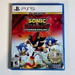 Sonic X Shadow generations playstation 5 video game