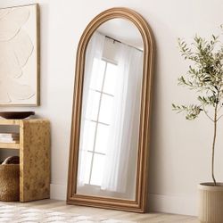 Member's Mark Wood Arch Mirror Honey $129.99