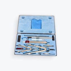 Vintage Teledyne Post Career Drawing Instruments Drafting Tool Set 38JR110