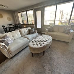 Couch And Ottoman Set 