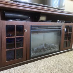 Credenza With Electric Heater/fireplace