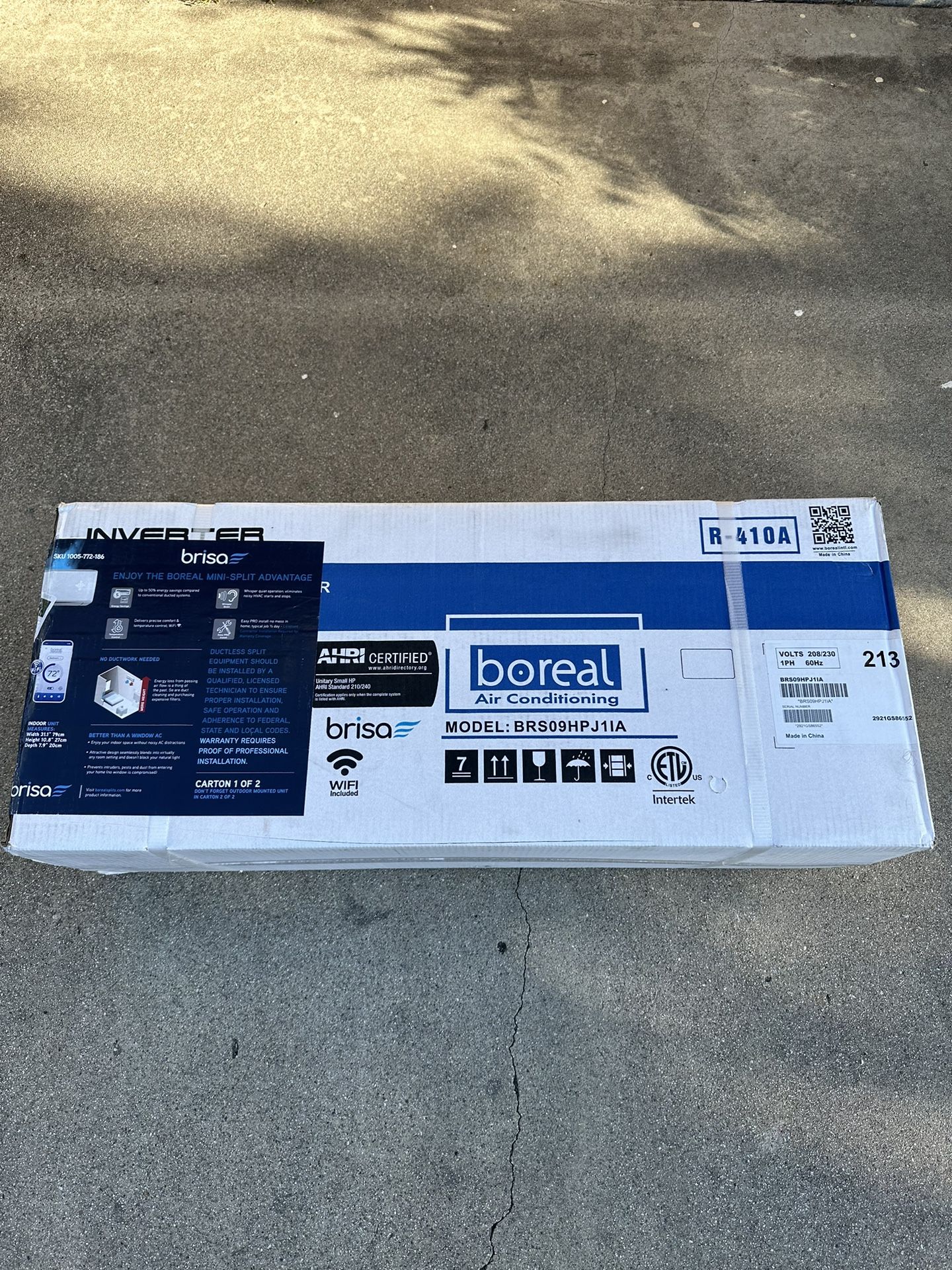 Boreal Air Conditioner New In Box Same Pic 300