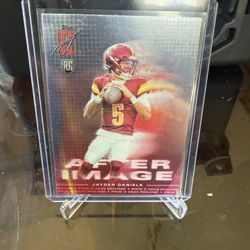 Jayden Daniel’s After Image AI-7 Topps Signature Class 2024