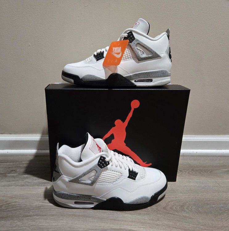 Jordan 4 White Cement