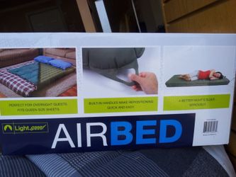 Air bed with pump