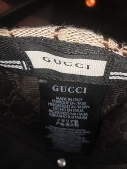 GUCCI LEATHER CAP