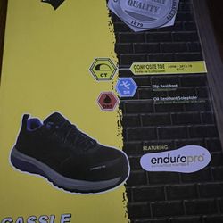 Slip Resistant Composite Toe Work Shoes 