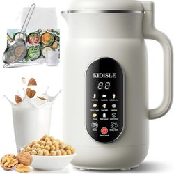 51oz Nut Milk Maker Machine, 10-in-1 Soup Maker with 140℉ Heating & 8H Keep Warm
