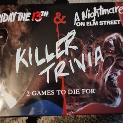 For sale Friday the 13th & A Nightmare on Elm Street: Killer Trivia game! 