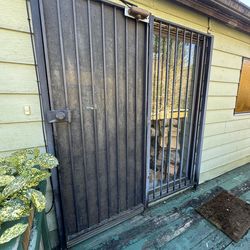 Metal door guards