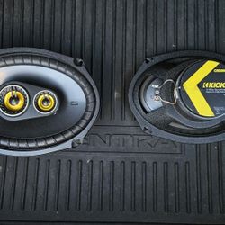 Kicker CS Series 6" x 9" 3-Way Car Speakers with Polypropylene Cones (Pair)
