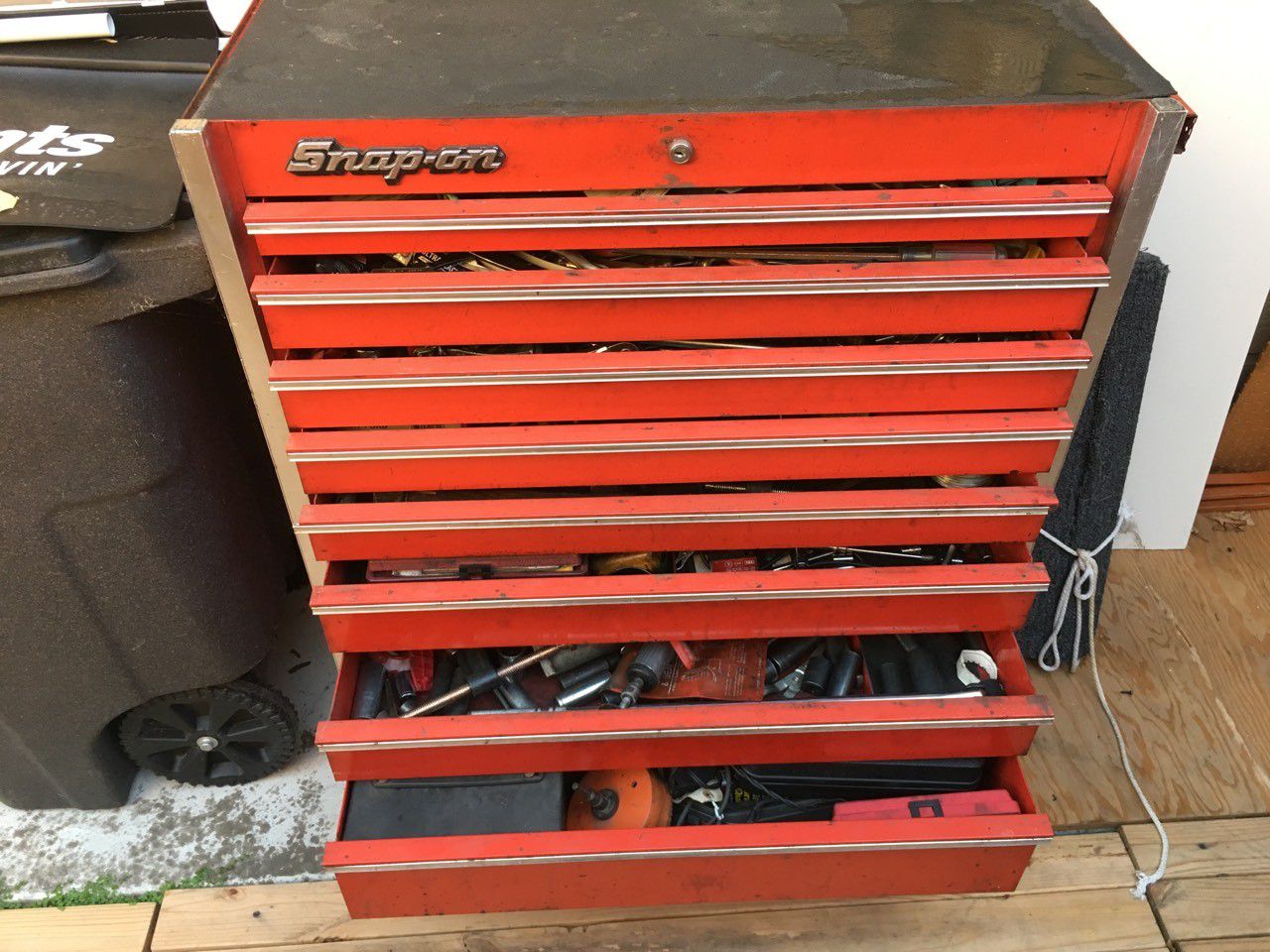 Snap on tool box only