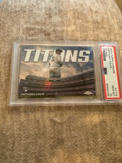 2023 topps chrome Anthony Volpe Titans Rookie Card