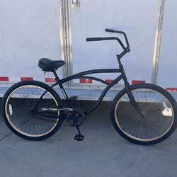 3G brand ISLA VISTA edition 26” single speed, coaster Brake beach cruiser bicycle ready to ride as pictured comes with brand new custom cruiser, saddl
