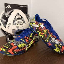 Messi Cleats and Adidas Pro Ball