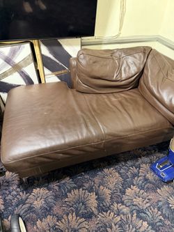 Leather sofa