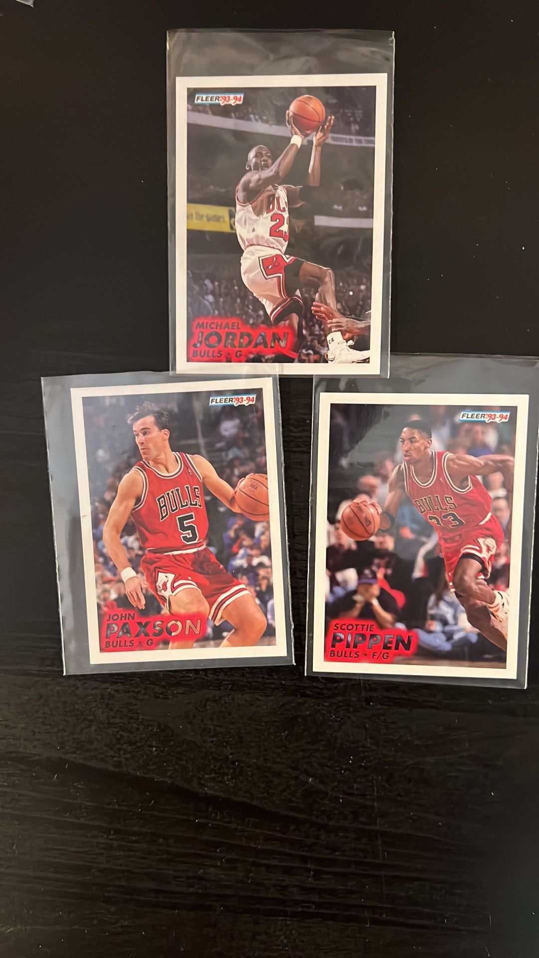  Chicago Bulls- Jordan, Paxon, Pippen 