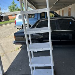Plastic Stackable Shelving  2 Sets 