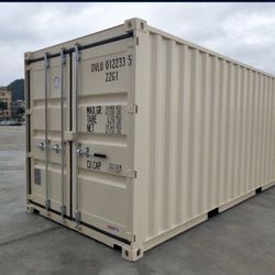 NEW Beige 20ft One Trip Shipping Containers For Sale