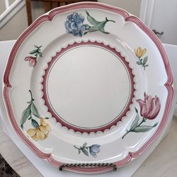 Villeroy& Boch Jardin D'Alsace Fleur Dinner Plate 10.5” Vitro-Porcelaine Germany