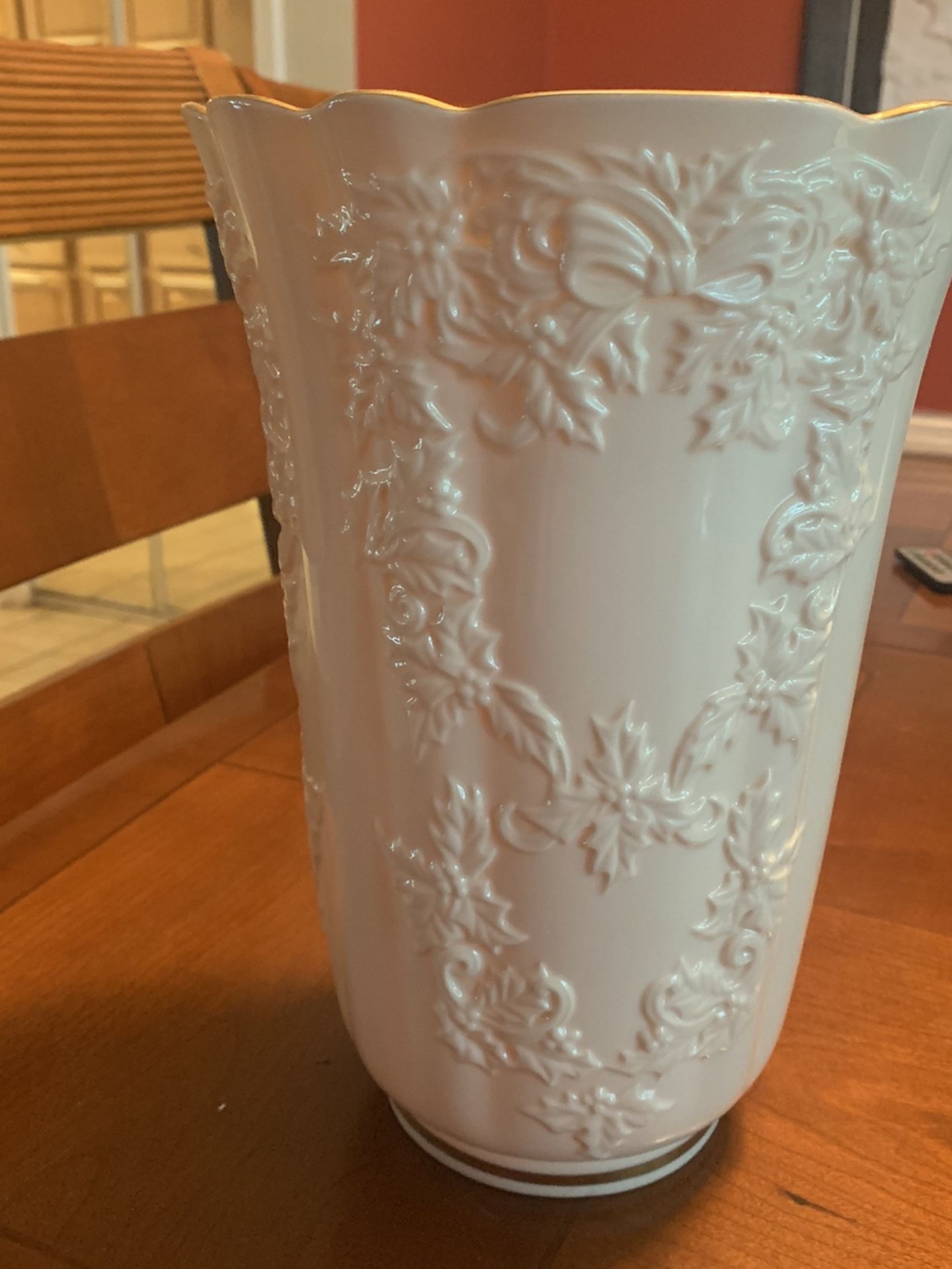 Lenox Holiday Hostess Collection Tall Vase