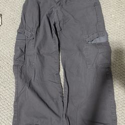 Pacsun Dark Grey Cargo Pants 