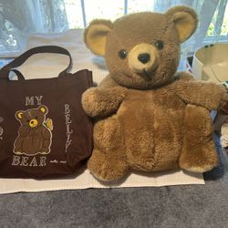 Daker 18 Inch Potbelly Bear W/ Carry Bag