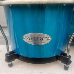 TOCA PERCUSSION SYNERGY  WOOD BONGOS-BAHAMA  BLUE
