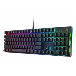 NEW AUKEY KM-G12 Mechanical Keyboard - Customizable RGB & Steel Body for PC/Mac