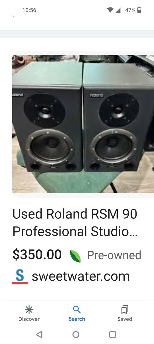Roland Ram 90 High End Quality Speakers Audio Sound System Video Theater Cinema 