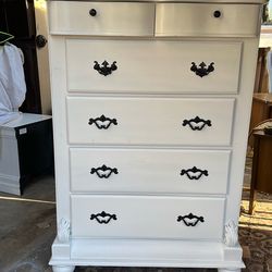 Tall Dresser white