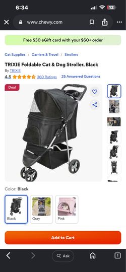 Dog & Cat Stroller – Foldable