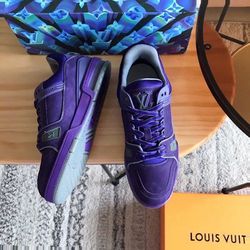 louis vuitton purple sneaker