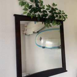 mirror comes with mounting brackets