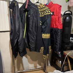 One Hoodie 2 Sweat Jacket and one champion ski Fast 2X