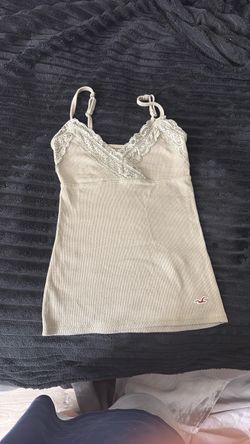 Olive green tank top (Hollister)