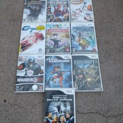 Nintendo Wii games all in good shape all for one low price 75th Ave Indian School serious buyers only please