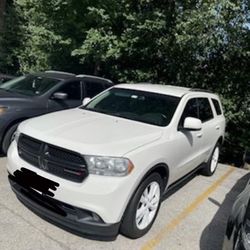 Durango Awd White Suv  2012