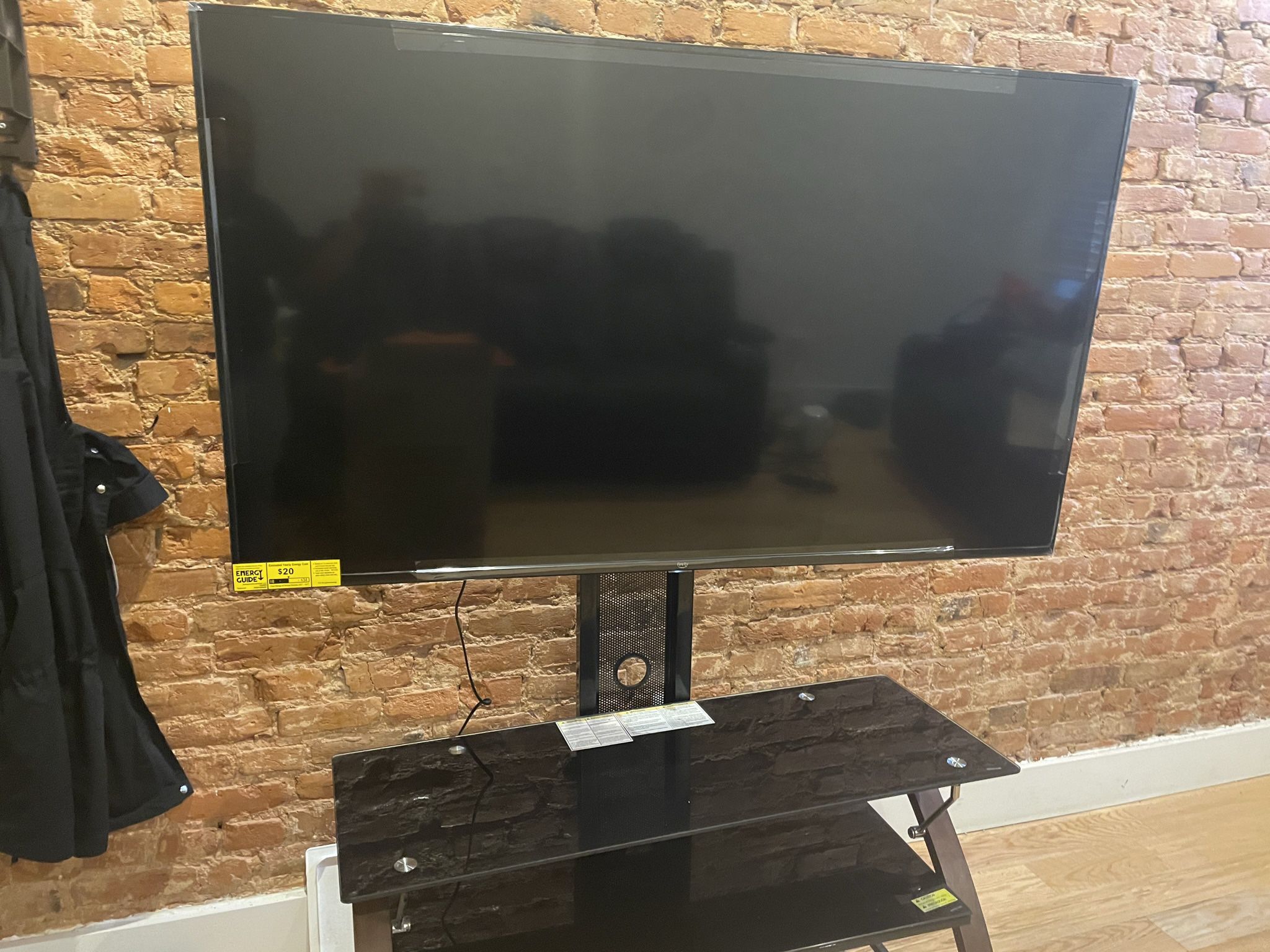 55’’ Fire T.V with stand included 
