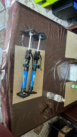 Two Black And Blue Leikius Cabinet Jacks