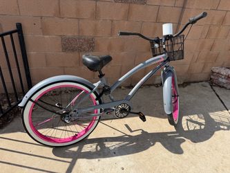 Skull bones women’s beach cruiser