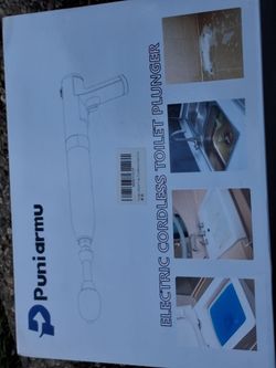 PUNIARMU Electric Cordless Toilet Plunger