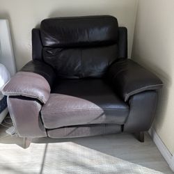 Leather recliner (Macy’s)