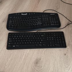 Microsoft And Dell USB Keyboards