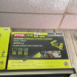 Ryobi EZ Clean Cordless Power Cleaner 320 PSI 18v