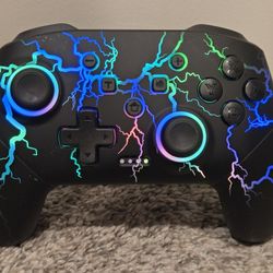 Nintendo Switch Programmable RGB Lightning Wireless Pro Controller

