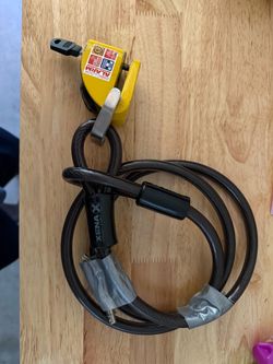 Xena XZZL-6 Motorcycle Alarmed Disc Lock and XZA-150 Cable Adapter Combo